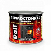 Эмаль термостойкая черная 0,4л DALI 
