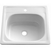 Мойка эмалированная 50*50см с кроншетейнами