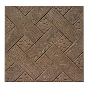 Плитка тротуарная "Ялта" 30*30*3 коричневая