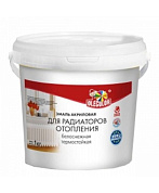 Эмаль акриловая д/радиаторов Оle Color белая матовая 0,5кг