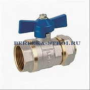Кран шаровый для мет.пл.тр.1*26 Ш/Ц "ТМ"