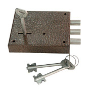 Замок накладной 3Н 4-А левый