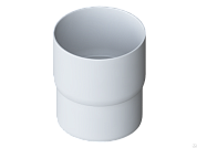В/с Муфта трубы ПВХ белая (Альта-профиль)