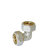 Патрубок угловой д/мет.пласт.трубы 26-26 Ц/Ц "LTM"